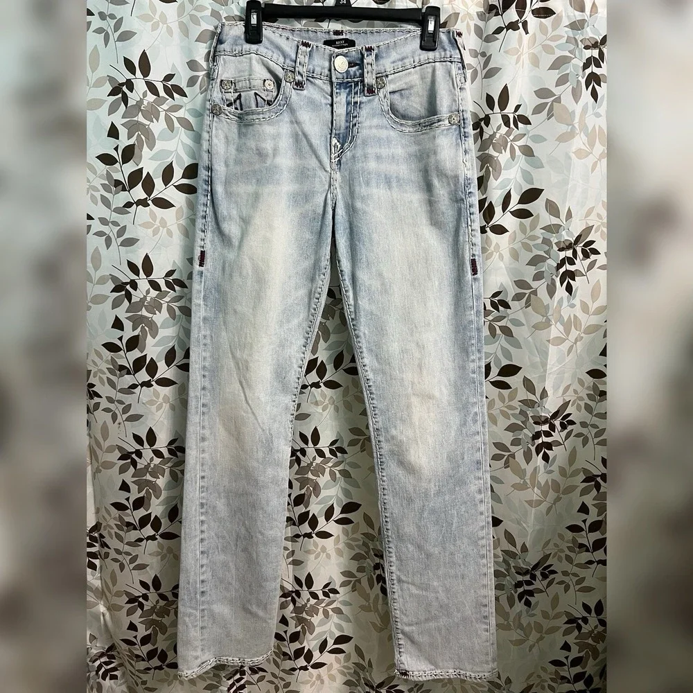 True Religion Men's Ricky Relaxed Straight Jeans Sz 30